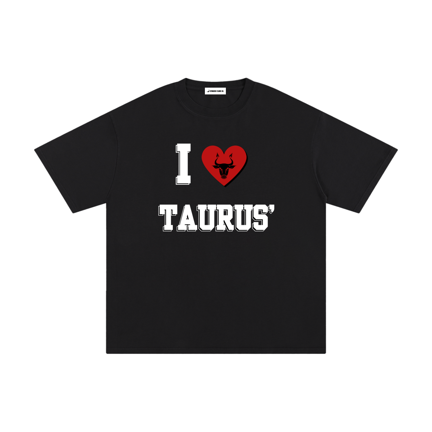 I LOVE TAURUS Cotton T-Shirt (Multi-Color)