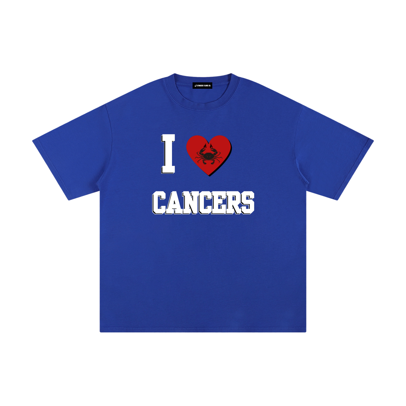 I LOVE CANCER Cotton T-Shirt (Multi-Color)
