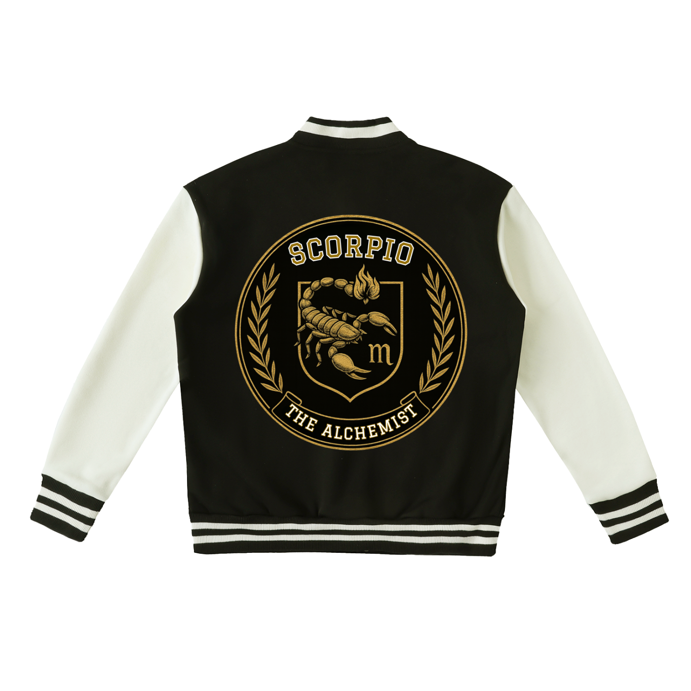Stinger's Flame Fleeced Varsity Jacket (Scorpio)