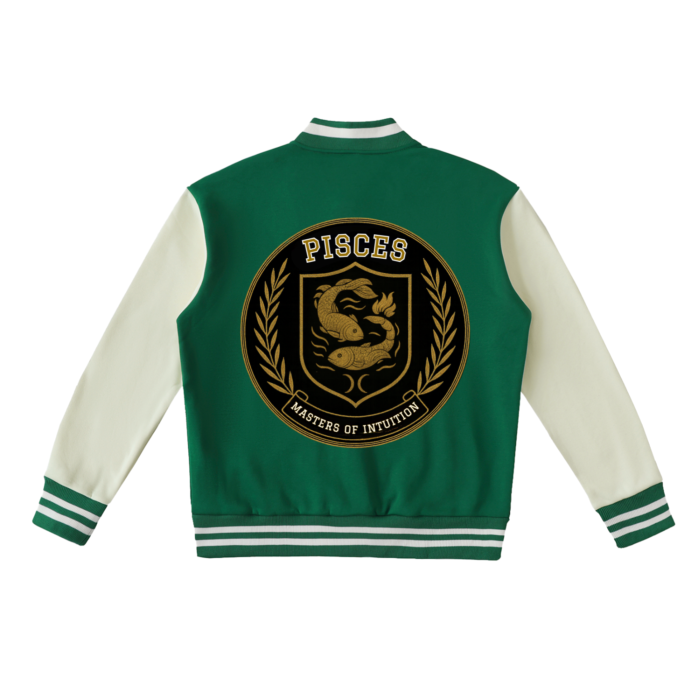 Stinger's Flame Fleeced Varsity Jacket (Pisces)