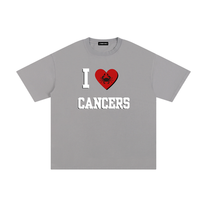 I LOVE CANCER Cotton T-Shirt (Multi-Color)