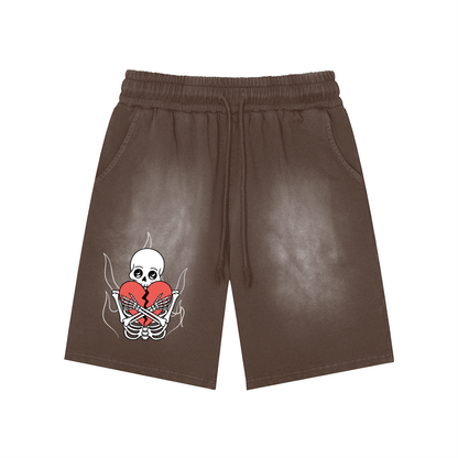 No Love Washed Shorts