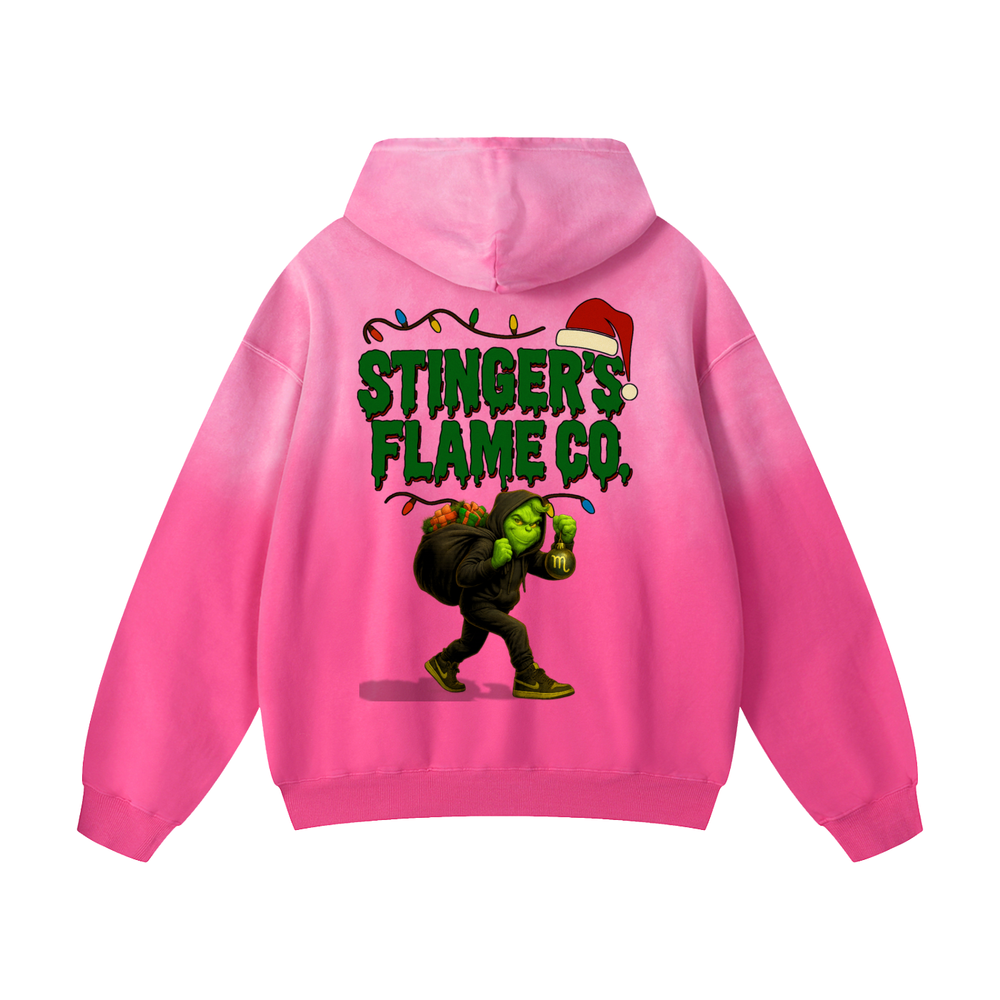 “The Grinch Was A Scorpio” Heavyweight Sunfade Oversized Hoodie