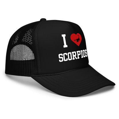 I ❤️ Scorpios Foam Trucker Hat